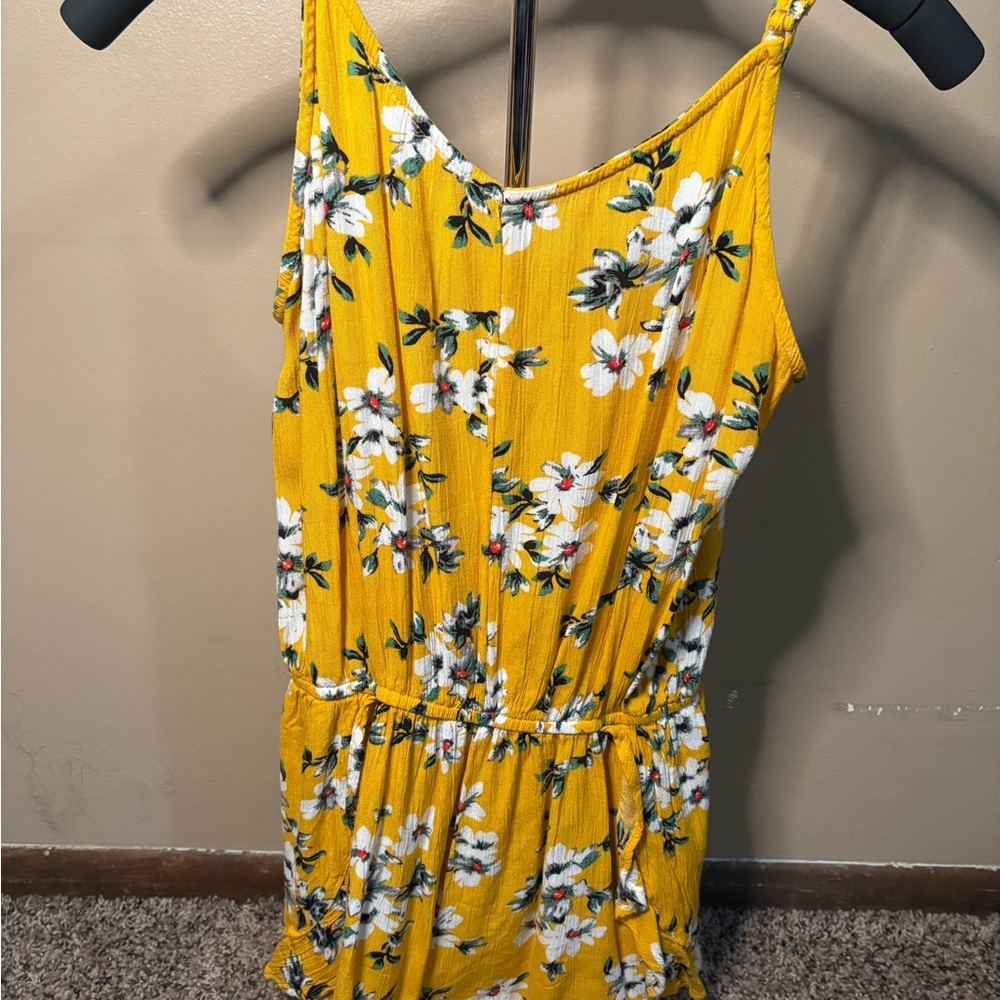 Arizona Yellow Floral Romper